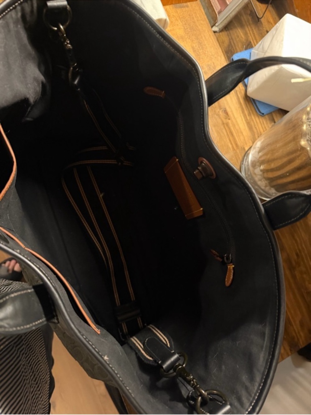 Coach Toby Turn Lock Tote - Picture 6 of 7